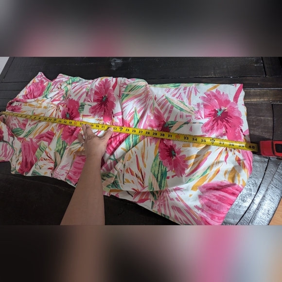 Signature by Sangria Pink Ruched Asymmetrical Sheath Dress - Picture 10 of 10